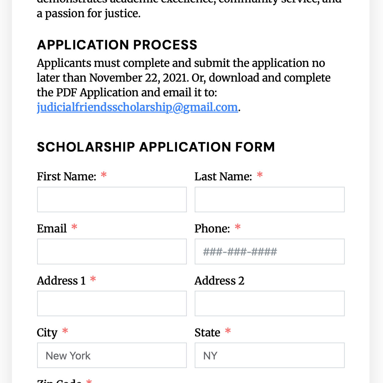 Online Application Forms | Flawless Templates